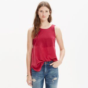 Madewell Sunbask Silk & Cotton Tunic Tank Top XS